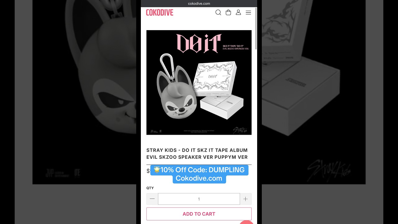 STRAY KIDS: DO IT SKZ IT TAPE ALBUM EVIL SKZOO SPEAKER VER PUPPYM 