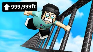 Climbing the IMPOSSIBLE LADDER in Roblox! (Climb Time)