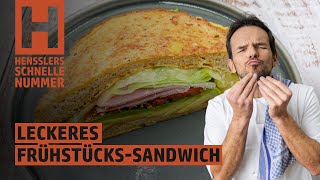 Schnelles Leckeres Frühstücks-Sandwich Rezept von Steffen Henssler