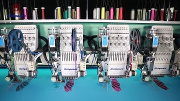 Richpeace computerized embroidery machine 22 heads with beads device and sequin device