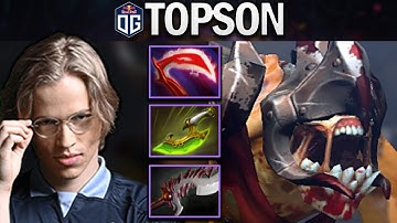 OG.TOPSON SMURF LIFESTEALER WITH SWIFT BLINK - DOTA 2 7.28 GAMEPLAY