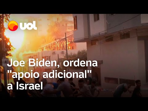 Israel X Hamas: Ajuda militar dos EUA 'a caminho' de Israel; Papa pede que 'parem os ataques'