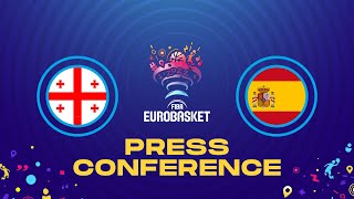 Georgia v Spain - Press Conference