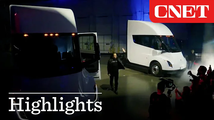 Elon Musk Rides in Tesla's EV Semi Truck to Giga Nevada Factory