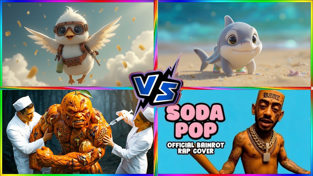 BOMBOMBINI GUSINI🆚TRALALERO TRALALA🆚ZOMBIE2🆚 RAP TILES HOP