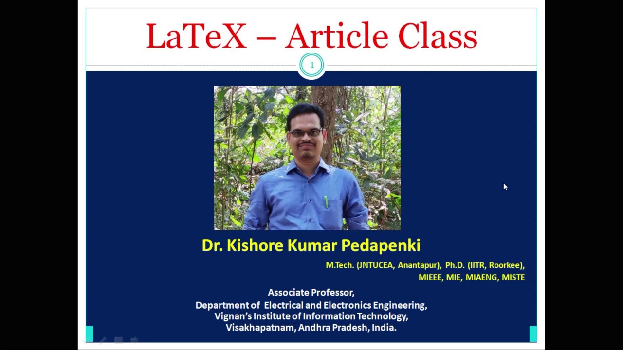 LaTeX 2 Article Class YouTube latex-2-article-class-youtube