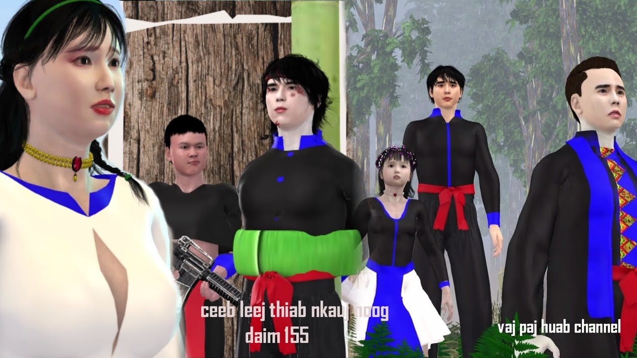ceeb leej thiab nkauj noog daim 155, hmong movie 3d