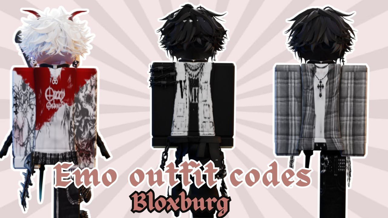 roblox boys emo outfit codes for Bloxburg, berry avenue and hsl. 
