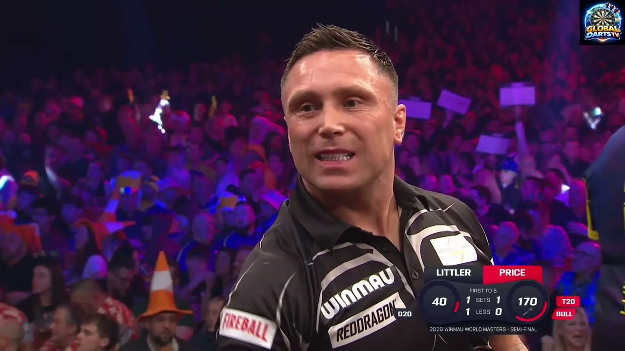 Luke Littler vs Gerwyn Price 2026 Winmau World Masters Semi-finals