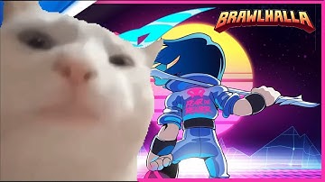 cat vibing to Synthwave Battlepass theme