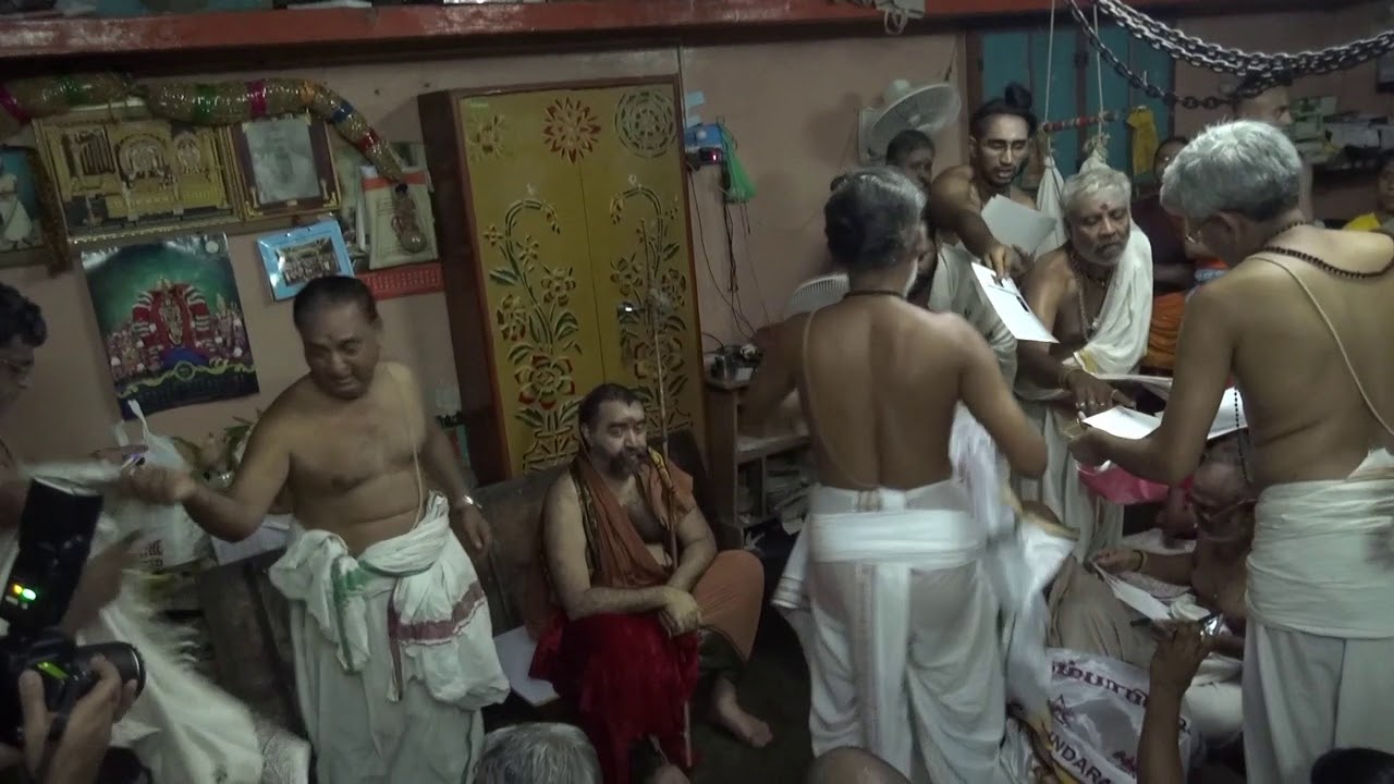 Kanchi Acharyas at Chidambaram Sri Nataraja Temple Kumbhabhishekam May 2015
