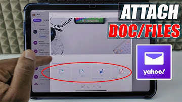 how to attach file in yahoo mail app on ipad?