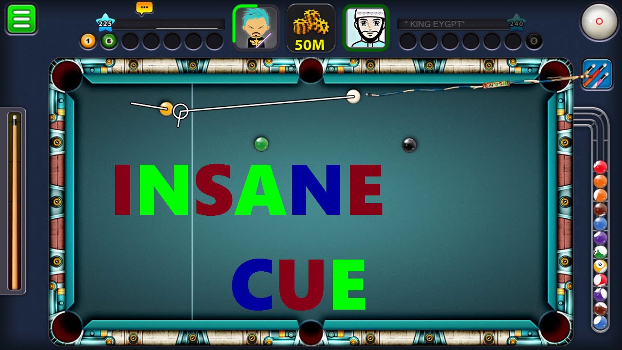 8 Ball Pool - Insane Cue - YouTube