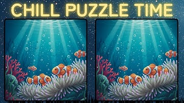 💙CHILL PUZZLE TIME｜Spot The Difference Puzzles (3 Subtle Details Each) ｜ Vol. 15