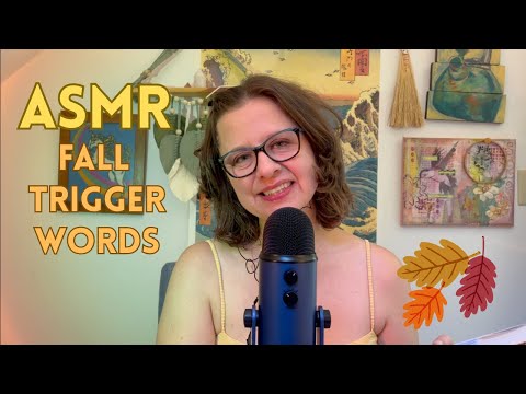 ASMR Tingly Fall Trigger Words 🍂 Subscriber Suggested (whispered + soft spoken)