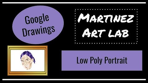 Google Drawing Low Poly Portrait