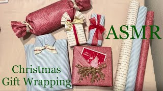 【ASMR】Unique Christmas Gift Wrapping | No Talking