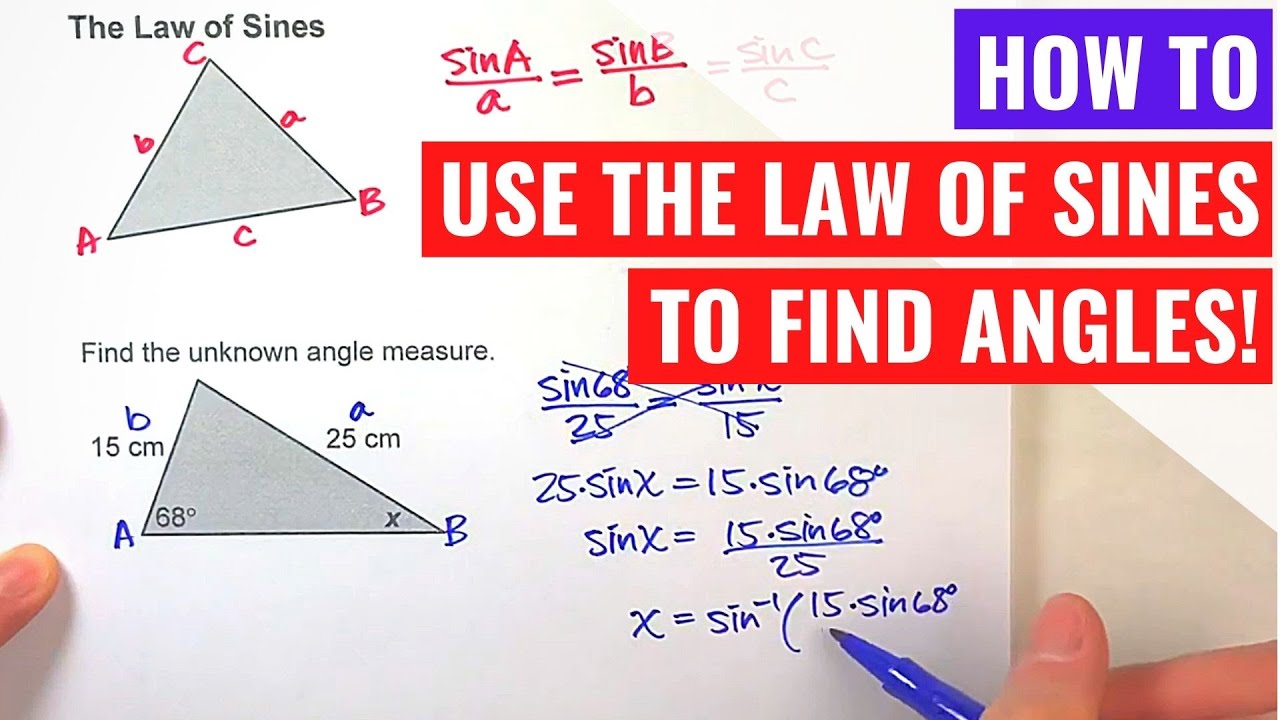 Writing an Equation to Find Angle Measures of a Triangle Given