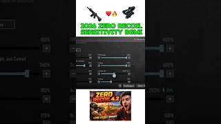 🔥 Bgmi sensitivity settings 2026 🥵 | Bgmi best sensitivity settings 😱| Zero recoil sensitivity #bgmi