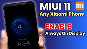 How to enable Always on display on Any Xiaomi phone | Always on Display MIUI 11 | DK Tech Hindi