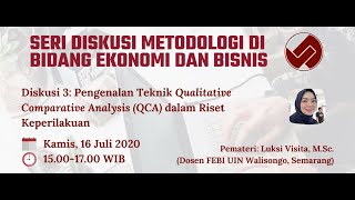Diskusi Metodologi di Bidang Ekonomi & Bisnis: Pengenalan Teknik Qualitative Comparative Analysis screenshot 3