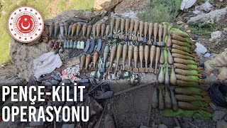 Pençe-Kilit Operasyonu Bölgesinde Teröristlere Ait Çok Sayıda Silah Ve Mühimmat Ele Geçirildi