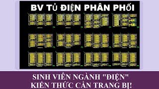 Cách đọc bản vẽ tủ điện phân phối chiếu sáng và ổ cắm đơn giản