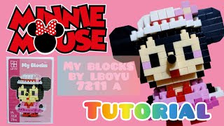 Merakit Minnie Mouse dari awal !! Pasti berhasil MERAKIT NANO BRICKS Minnie| My Blocks LBOYU 7211 A 