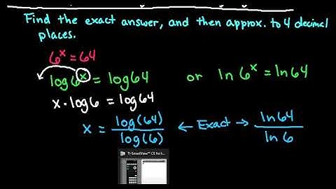 Solve Exponential Equation Using Logarithms Easy