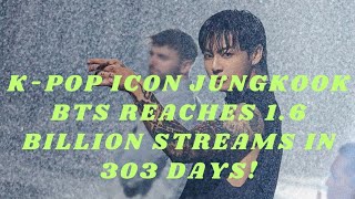 Hitting! BTS' Jungkook's song reaches 1.6 billion streams in less than a year