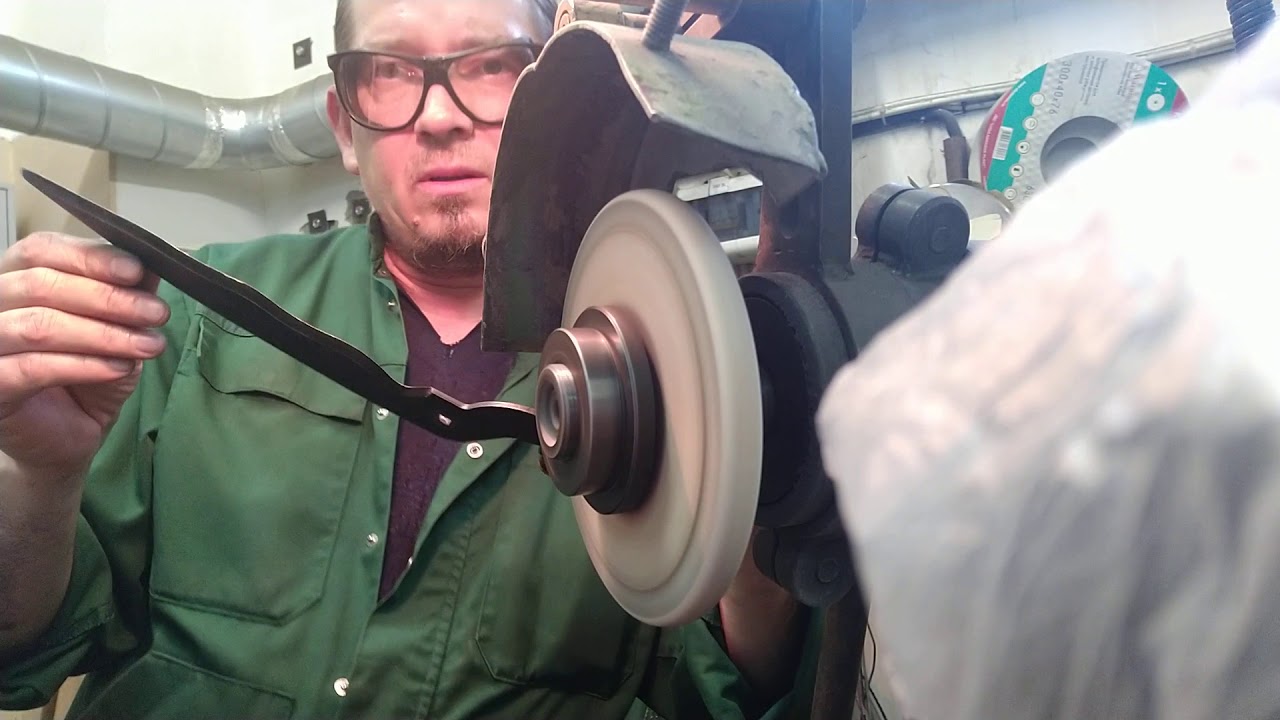 фильм 15,Заточка ножниц садовых.Sharpening of garden scissors. - YouTube