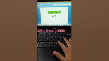 🌺 Flower symbol in ms word #msword #msoffice #mswordtricks #flowers #hypertechnology #flowersymbol