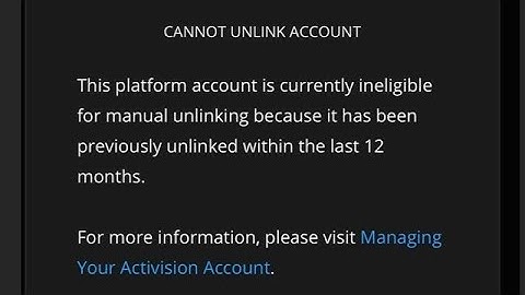 How to unlink your Activision account before 12 months? |چگونه اکانت اکتیویژن خود را آنلینک کنیم؟