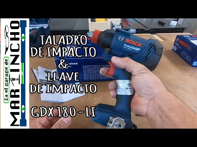 Combo Llave de Impacto GDX 18V-200 + Atornillador GSB 18V-50 Brushless Bosch