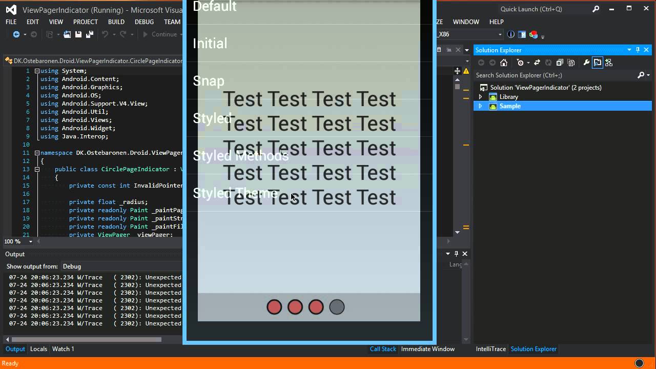 Viewpagerindicator Tutorial Android Studio | viewpagerindicator for xamarin android youtube Viewpagerindicator Tutorial Android Studio | viewpagerindicator for xamarin android youtube