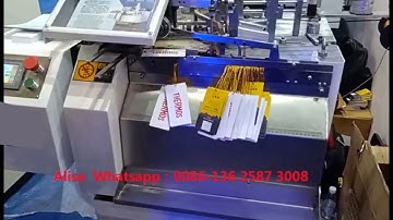 Full Automatic Hang Tag with Pin Threading Machine