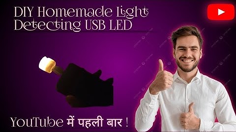 DIY Automatic Dark Sensing USB Light With LDR 🔥
