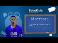Mathematics - Solution to Exercise 1: Matrices