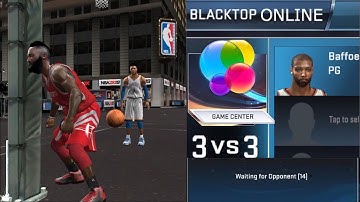 NBA 2K19 IOS/ANDROID ONLINE Blacktop- My FIRST Game!!
