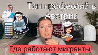 высокооплачиваемые работы в Австрии/ где и кем работают мигранты/зарплаты 2023