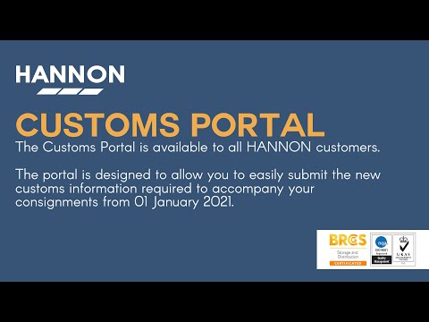 HANNON Customs Portal Demo