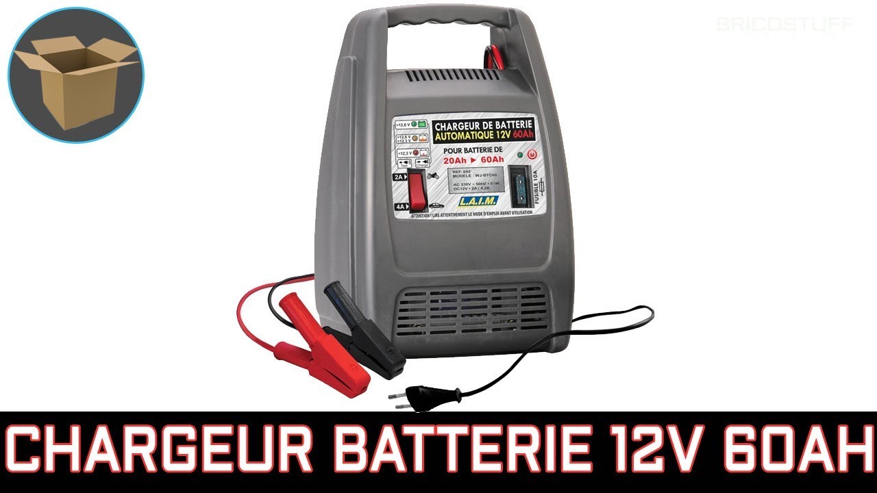 Chargeur Batterie SCZ60 6V/12V Moto - Auto - Bateau