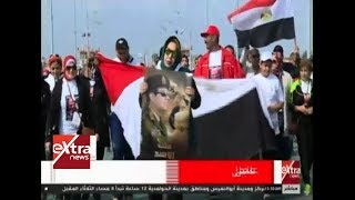 غرفة الأخبار| مسيرة لتأييد السيسي على كوبري النصر ببورسعيد screenshot 3