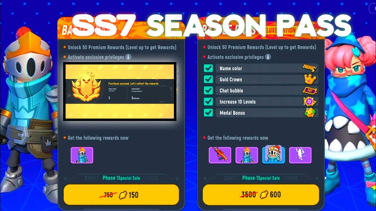 OPEN NEW SS7 SEASON PASS | BUY ONLY 150 CANDY😱 | 50 LEVEL | DUKE ...