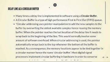 BEAP -  05  Basic Delay Effect - 05 Circular Buffer