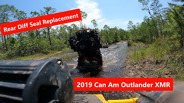 How To change a Rear Differential Seal Can Am Outlander XMR