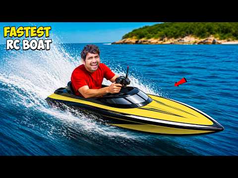World's Fastest RC Boat? 100 KM/H Test!