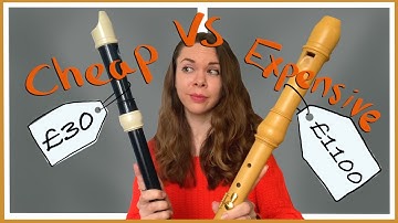 Plastic vs Wood- tenor recorder sound comparison!