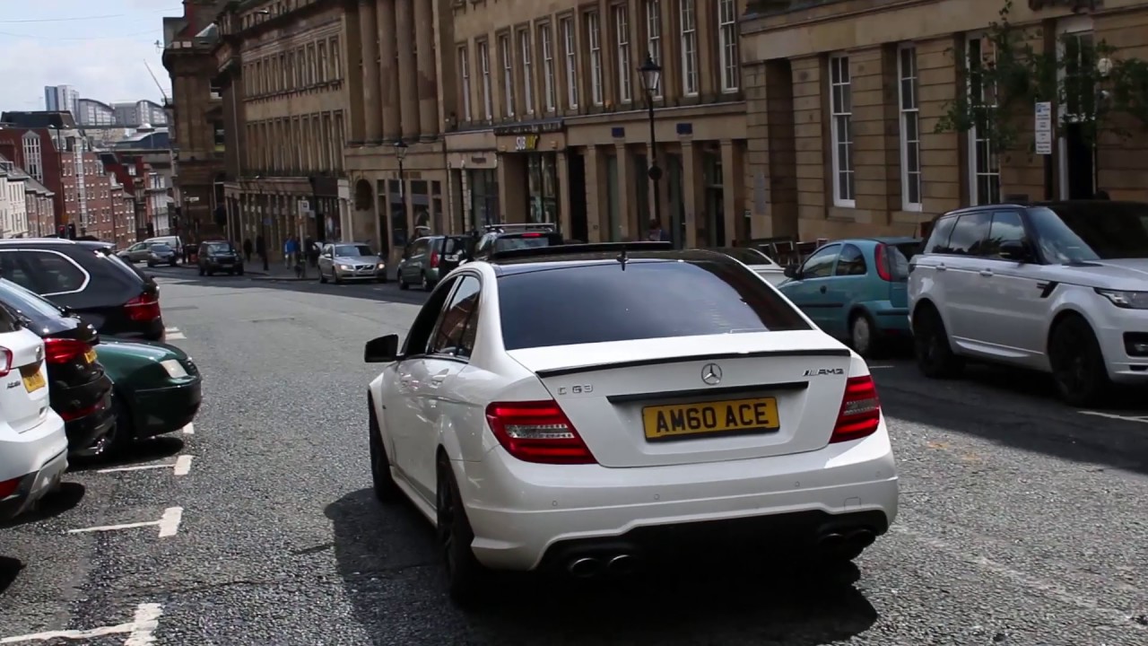 INSANE C63 AMG SOUNDS!! *POWERSLIDES*