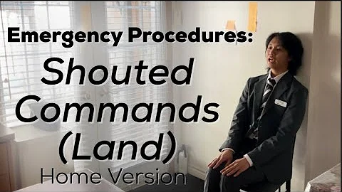 Shouted Commands: A320 Land Evacuation | Home Version